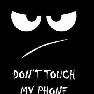 Warning phone wallpaper