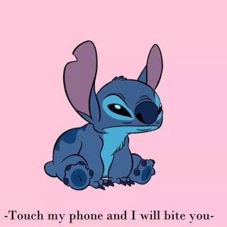 Warning phone wallpaper