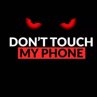 Warning phone wallpaper