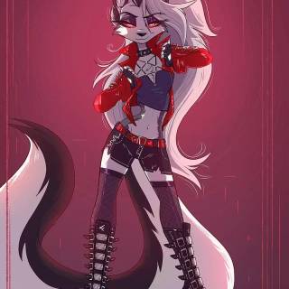 Loona Hazbin Hotel wallpaper