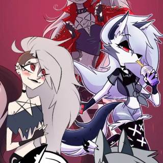 Loona Hazbin Hotel wallpaper