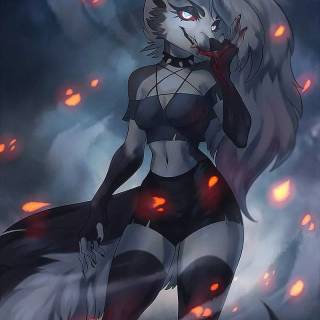 Loona Hazbin Hotel wallpaper