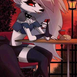 Loona Hazbin Hotel wallpaper