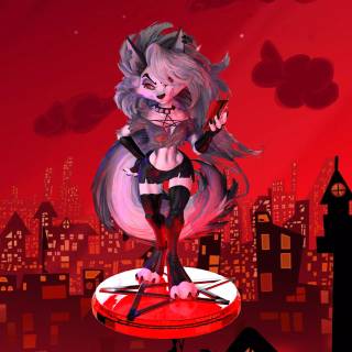 Loona Hazbin Hotel wallpaper