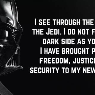 Darth Vader quotes wallpaper
