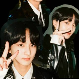 Jungwon collage cute wallpaper