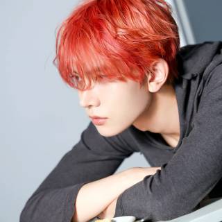 Jungwon red hair wallpaper