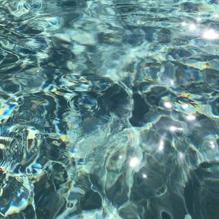 Crystal clear water wallpaper