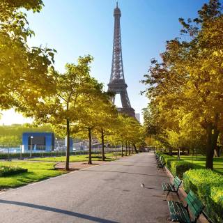 Paris spring 4k wallpaper