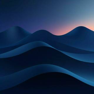 Minimal blue 4k wallpaper