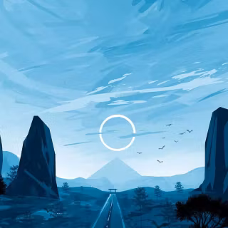 Mobile minimalistic wallpaper