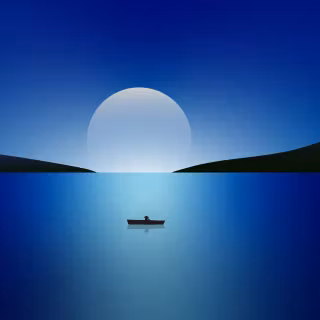 Minimal blue 4k wallpaper