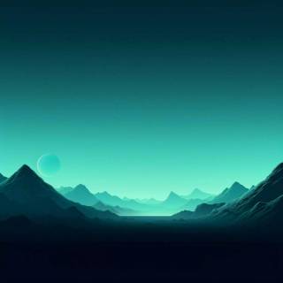 Minimal blue 4k wallpaper