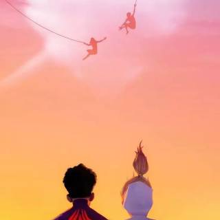 Miles and Gwen iPhone wallpaper