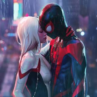 Miles and Gwen 4k wallpaper