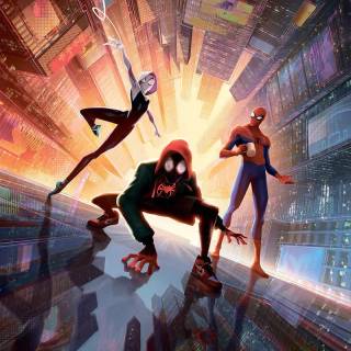 Spider-Man and Spider Gwen wallpaper