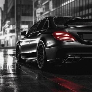 Mercedes C63 iPhone wallpaper