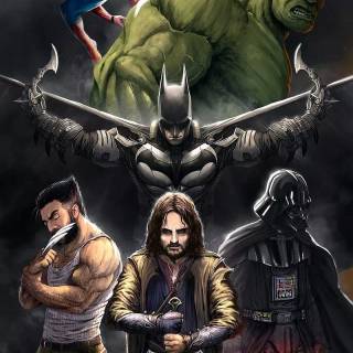 Marvel x DC wallpaper