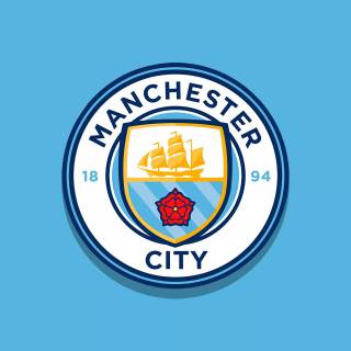 Manchester City logo 4k wallpaper