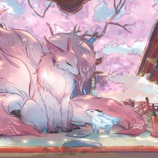 Kitsune 4k wallpaper