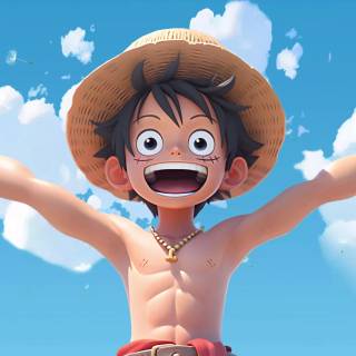 Kid Luffy 4k wallpaper