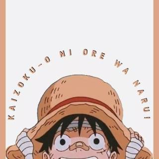 Kid Luffy phone wallpaper