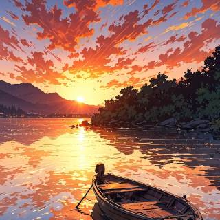 Phone river wallpaper