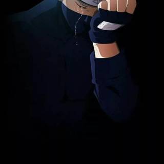 Kakashi 4k black and white iPhone wallpaper