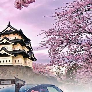 Anime cars phone wallpaper