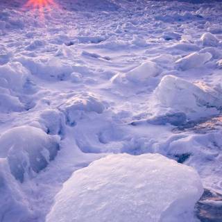 iPhone 4k snow wallpaper