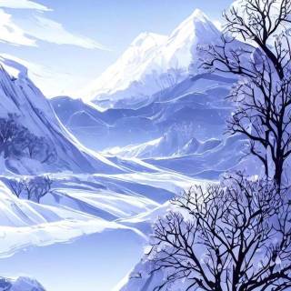 iPhone 4k snow wallpaper