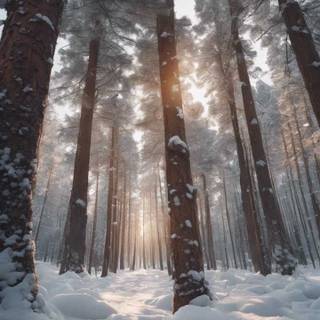 iPhone 4k snow wallpaper