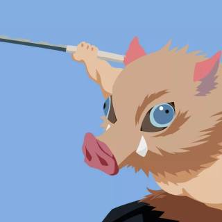 Inosuke collage desktop wallpaper