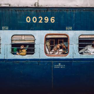 Indian train 4k wallpaper