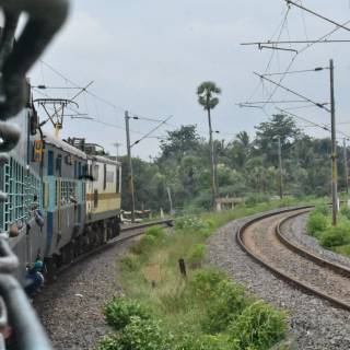 Indian train 4k wallpaper