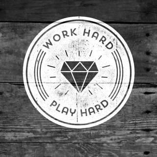 Work hard iPhone wallpaper