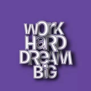 Work hard iPhone wallpaper
