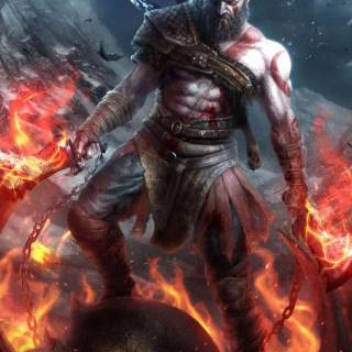God of War mobile 4k wallpaper