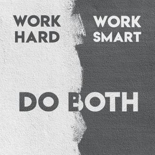 Work hard iPhone wallpaper