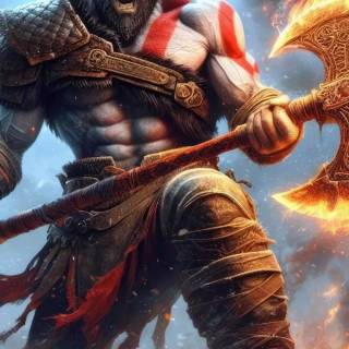 God of War mobile 4k wallpaper