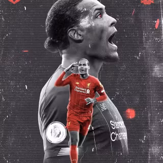 Virgil Van Dijk iPhone wallpaper
