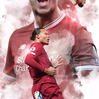 Virgil Van Dijk iPhone wallpaper