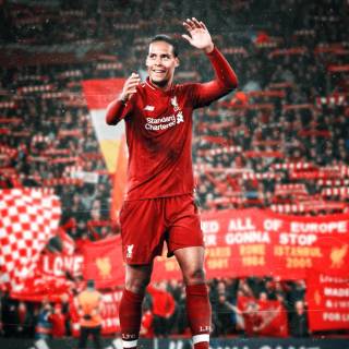 Virgil Van Dijk iPhone wallpaper