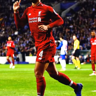 Virgil Van Dijk iPhone wallpaper
