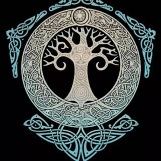 Viking symbols phone wallpaper