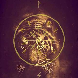 Viking symbols phone wallpaper