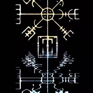 Viking symbols phone wallpaper