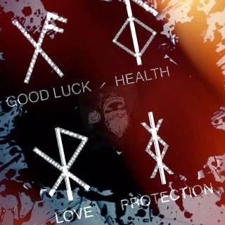 Viking symbols phone wallpaper