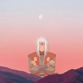 Naruto and Jiraya mobile wallpaper