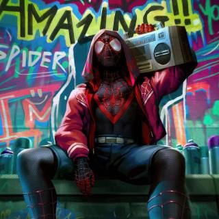 Ultimate Spider-Man iPhone wallpaper